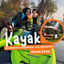 Promoción de kayak en Xochimilco